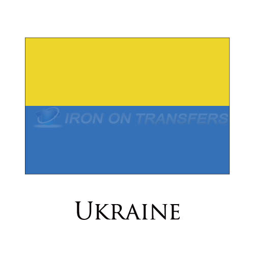 Ukraine flag Iron-on Stickers (Heat Transfers)NO.2009